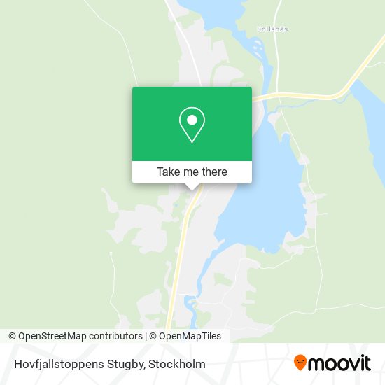 Hovfjallstoppens Stugby map