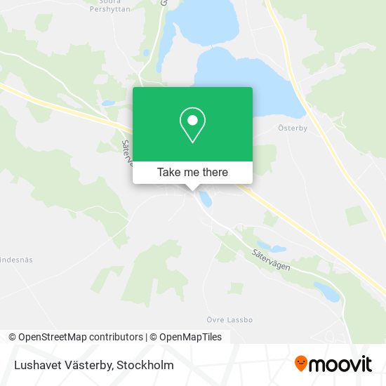 Lushavet Västerby map