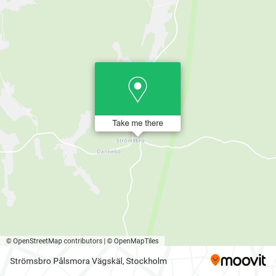 Strömsbro Pålsmora Vägskäl map