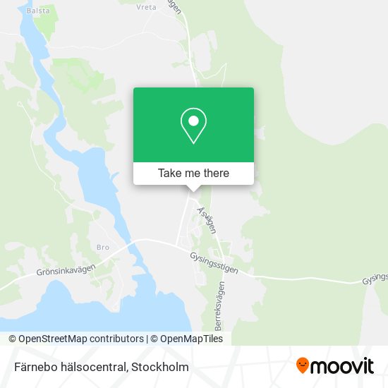 Färnebo hälsocentral map