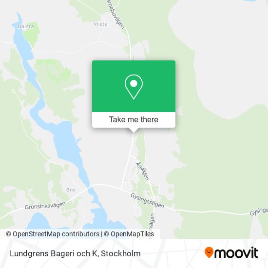 Lundgrens Bageri och K map