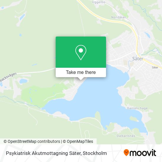 Psykiatrisk Akutmottagning Säter map