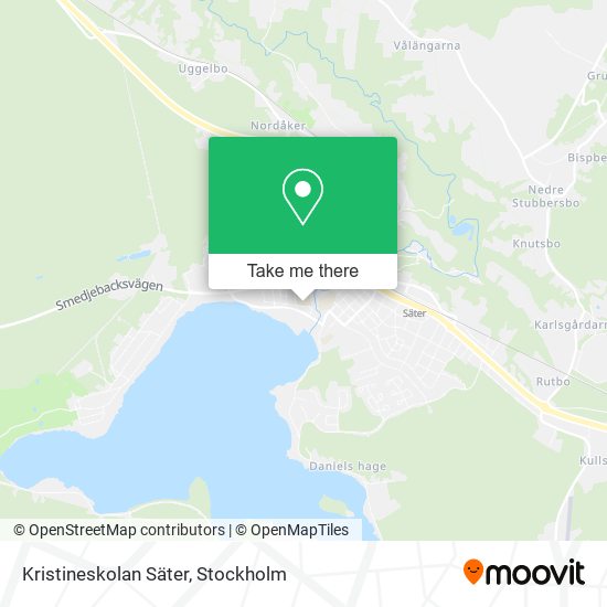 Kristineskolan Säter map