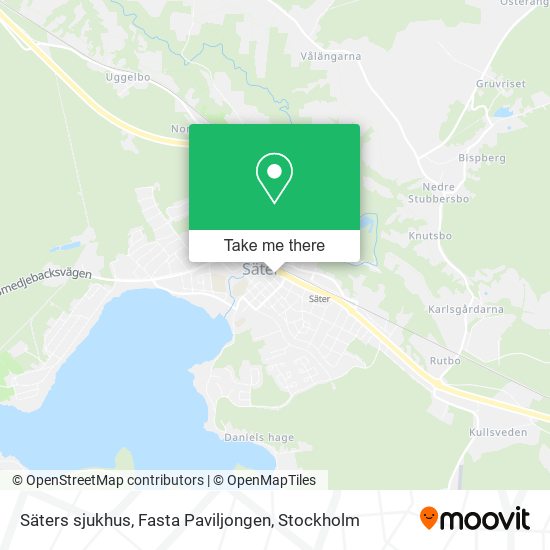 Säters sjukhus, Fasta Paviljongen map