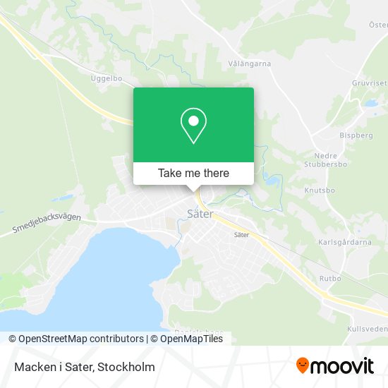 Macken i Sater map