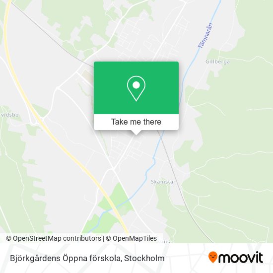Björkgårdens Öppna förskola map