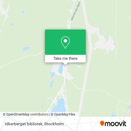 Idkerberget bibliotek map