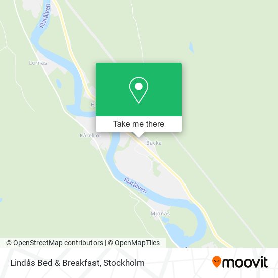 Lindås Bed & Breakfast map