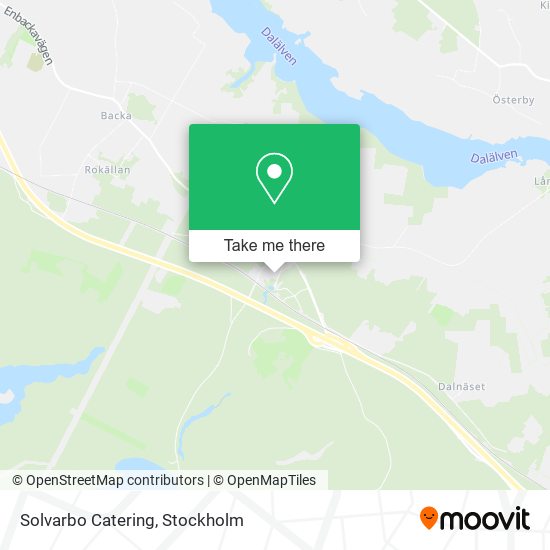 Solvarbo Catering map