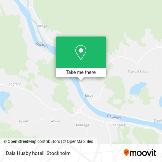 Dala Husby hotell map