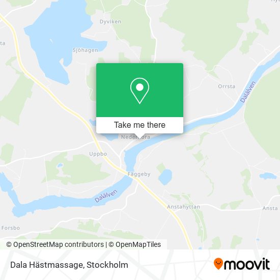 Dala Hästmassage map