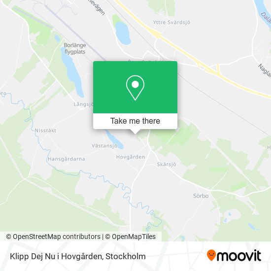 Klipp Dej Nu i Hovgården map