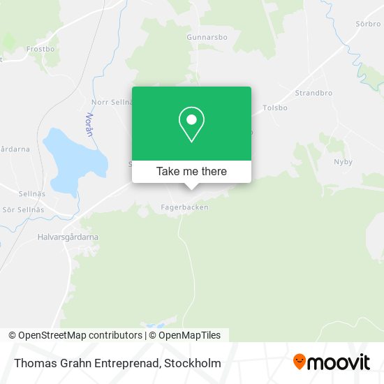 Thomas Grahn Entreprenad map