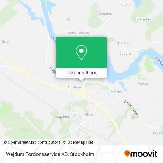 Wejdum Fordonsservice AB map