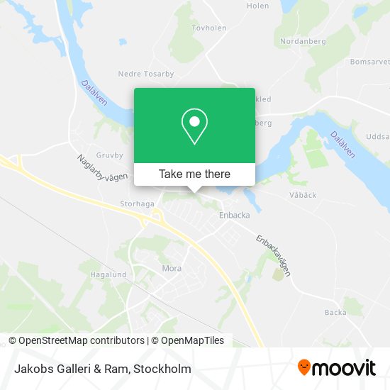 Jakobs Galleri & Ram map