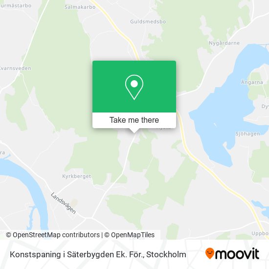 Konstspaning i Säterbygden Ek. För. map