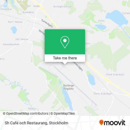 Sh Café och Restaurang map