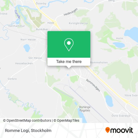 Romme Logi map