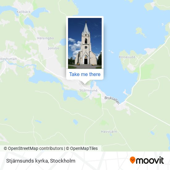 Stjärnsunds kyrka map