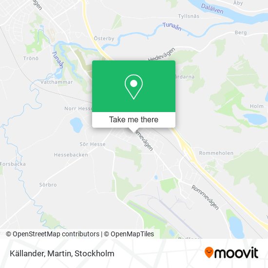 Källander, Martin map