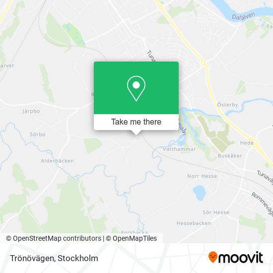 Trönövägen map