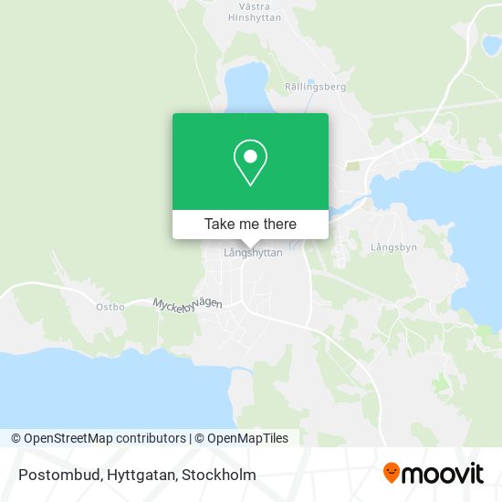 Postombud, Hyttgatan map