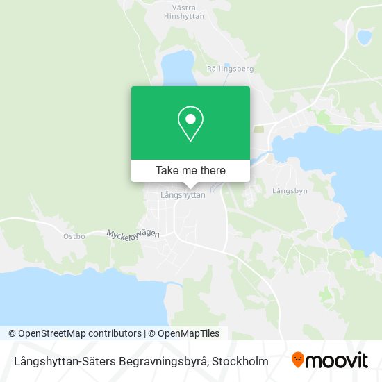 Långshyttan-Säters Begravningsbyrå map