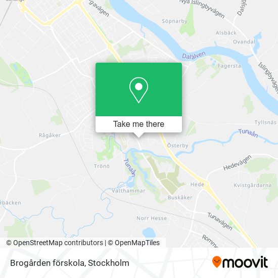Brogården förskola map