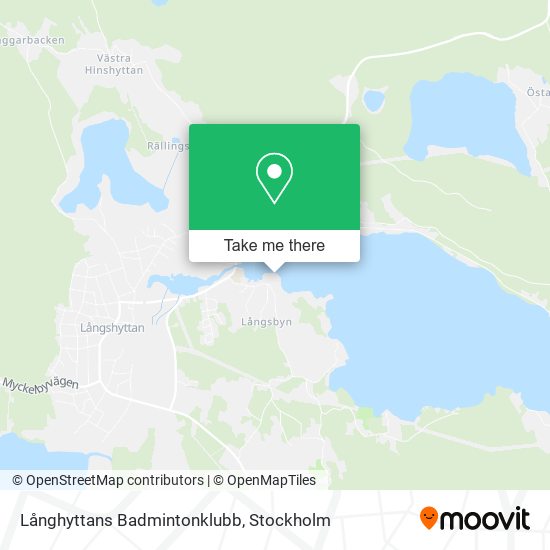 Långhyttans Badmintonklubb map