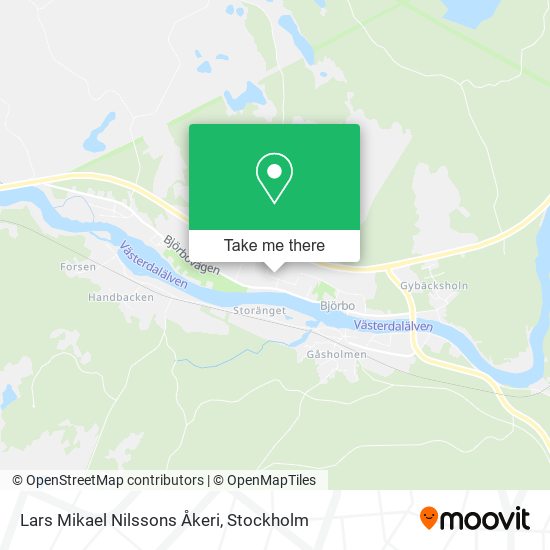 Lars Mikael Nilssons Åkeri map