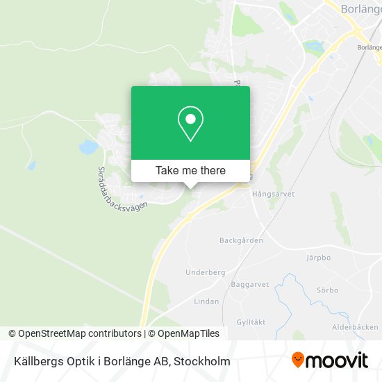 Källbergs Optik i Borlänge AB map