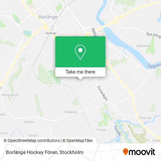 Borlänge Hockey Fören map