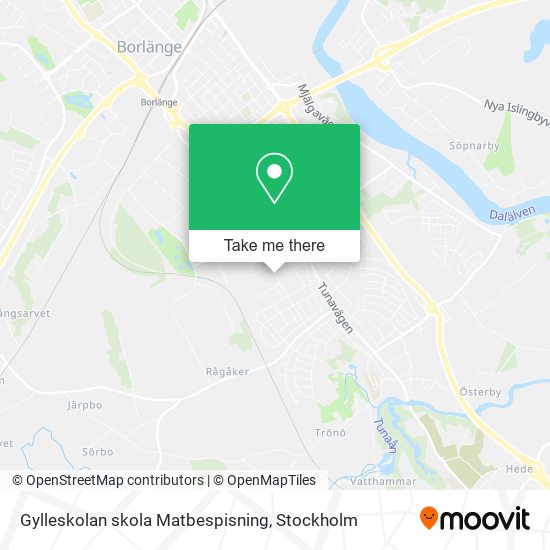 Gylleskolan skola Matbespisning map