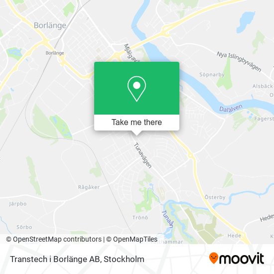 Transtech i Borlänge AB map