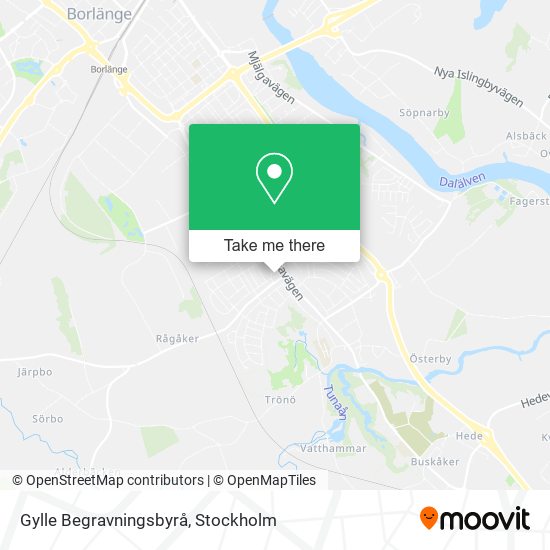 Gylle Begravningsbyrå map