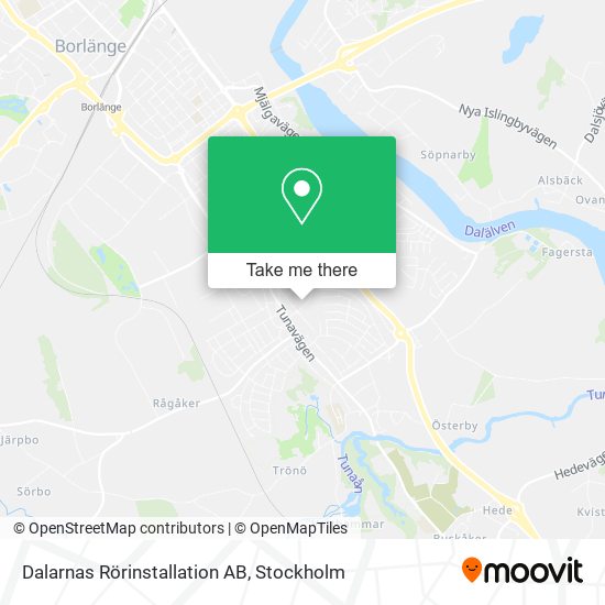 Dalarnas Rörinstallation AB map