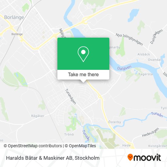 Haralds Båtar & Maskiner AB map