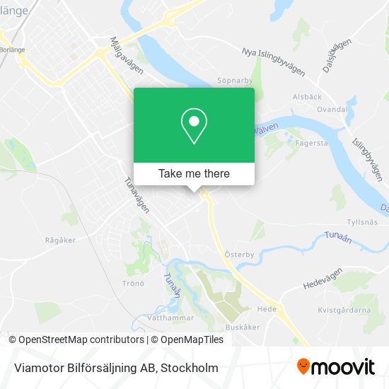 Viamotor Bilförsäljning AB map