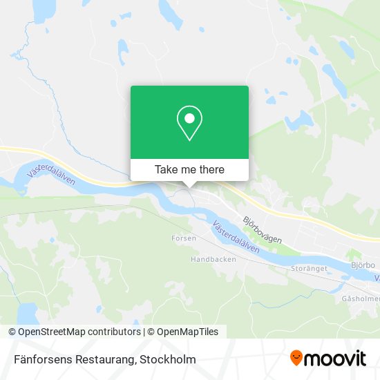 Fänforsens Restaurang map