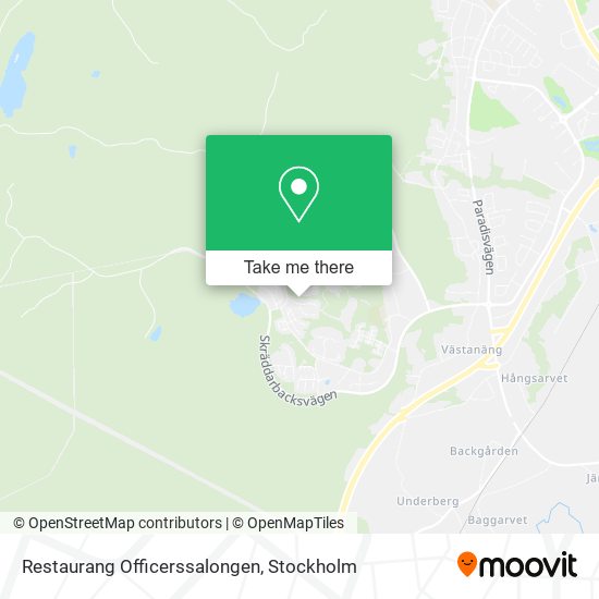 Restaurang Officerssalongen map