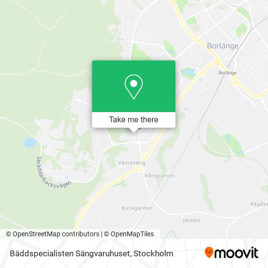 Bäddspecialisten Sängvaruhuset map