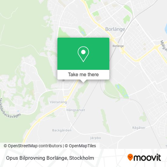 Opus Bilprovning Borlänge map