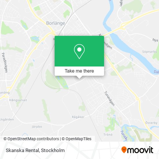 Skanska Rental map