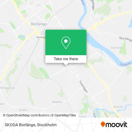 SKODA Borlänge map