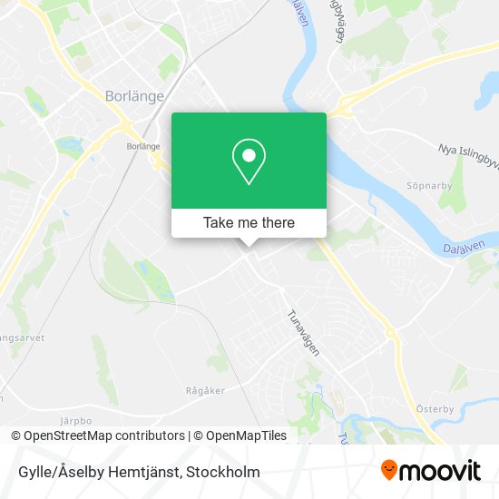 Gylle/Åselby Hemtjänst map