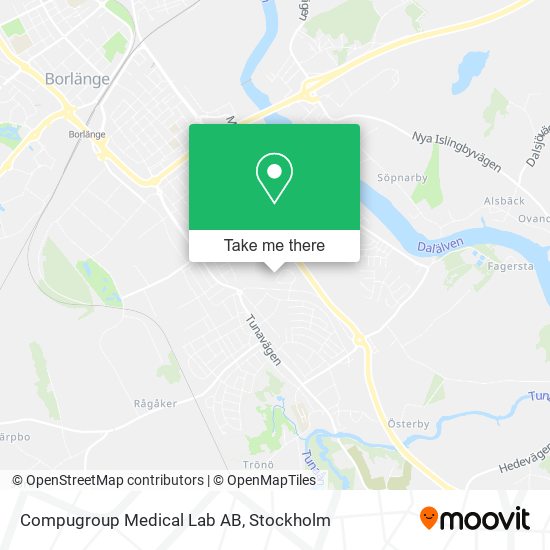 Compugroup Medical Lab AB map