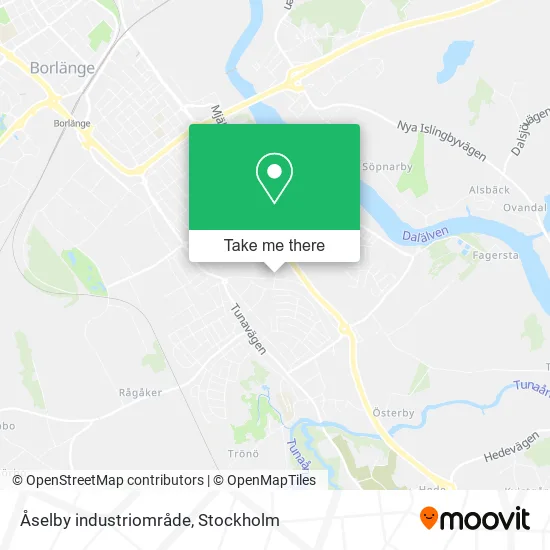 Åselby industriområde map