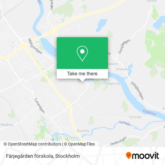 Färjegården förskola map