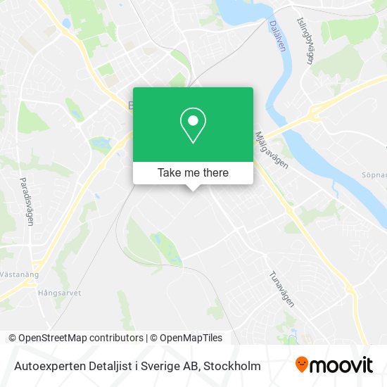 Autoexperten Detaljist i Sverige AB map