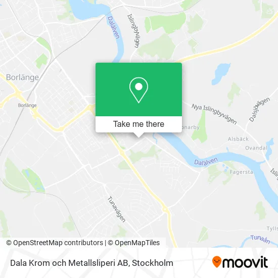 Dala Krom och Metallsliperi AB map